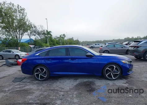 2021 Honda Accord Sport z USA, uszkodzony, nr VIN 1HGCV1F37MA085779